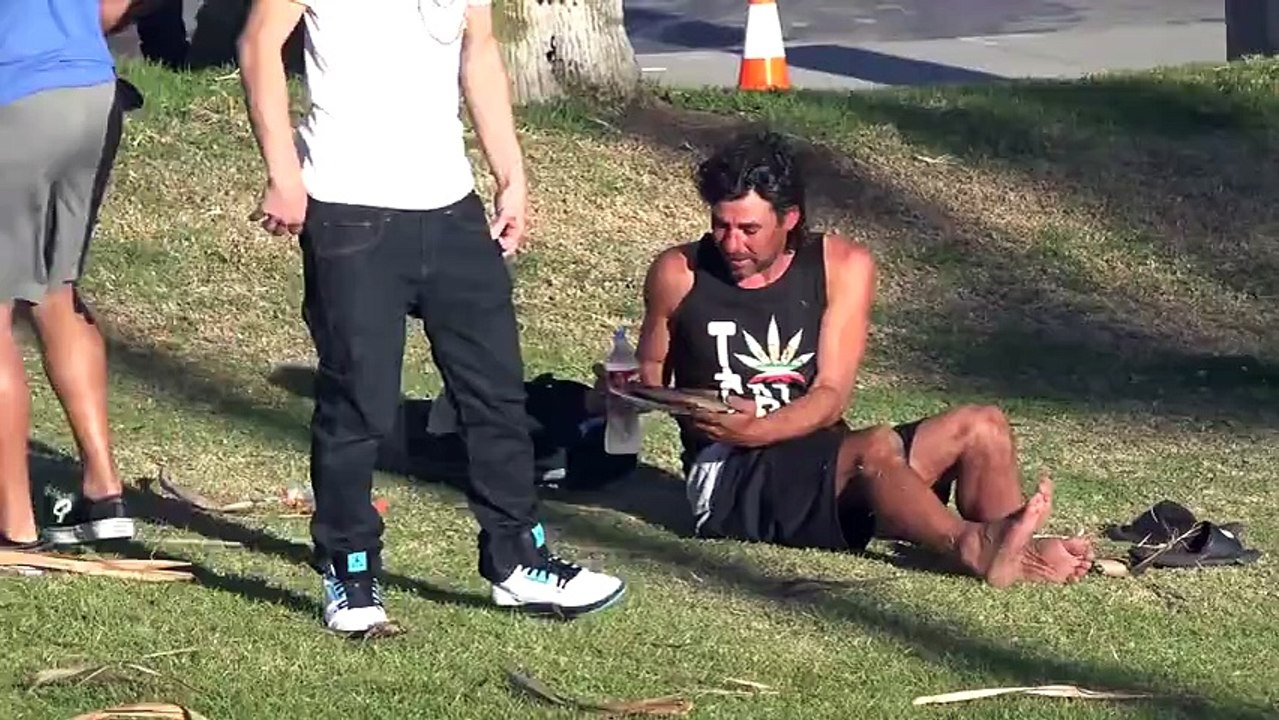 What Would a Homeless Man Do With a Pizza Social Experiment