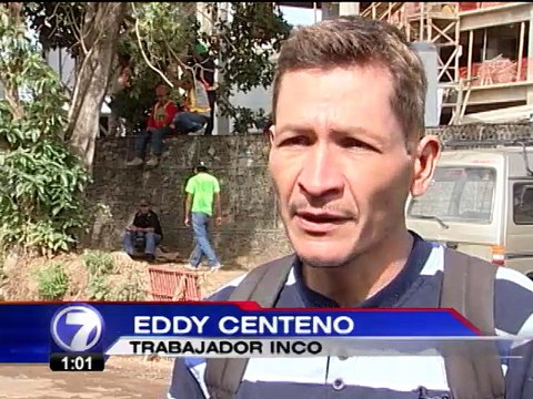 Obreros de City Mall realizaron paro por incumplimientos laborales