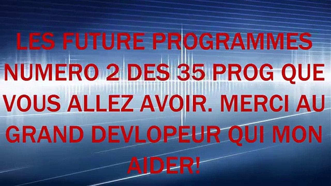 LES FUTURES PROGRAMME PARTIE 2