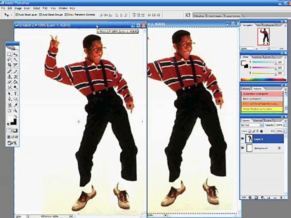 Making a dancing Gif in photoshop