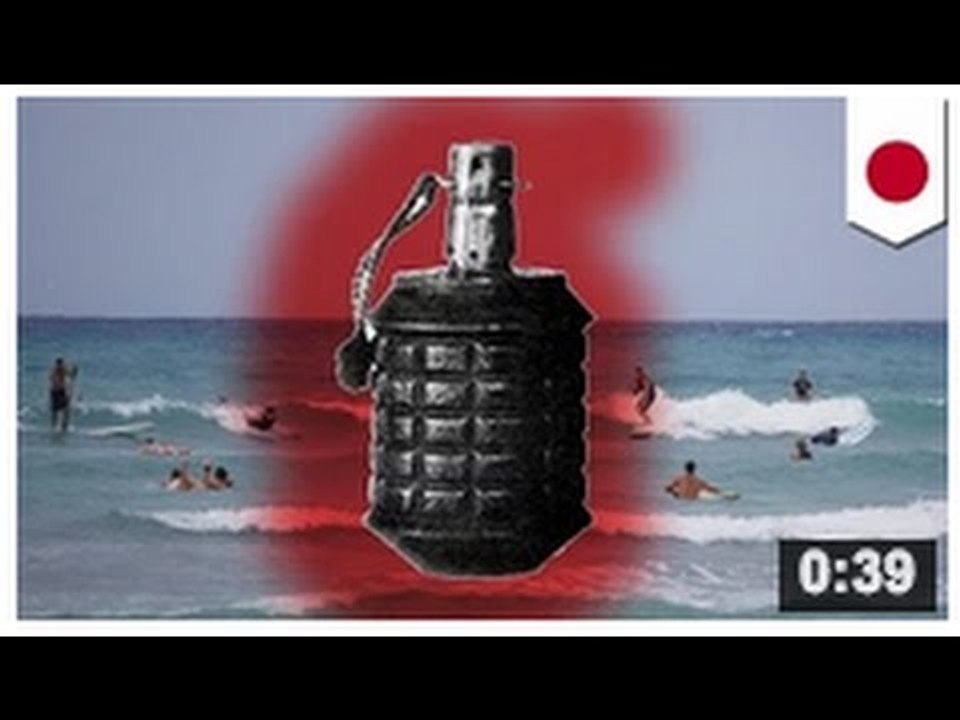 WW II: Une grenade de la seconde guerre mondiale a été retrouvée sur une plage Japonaise