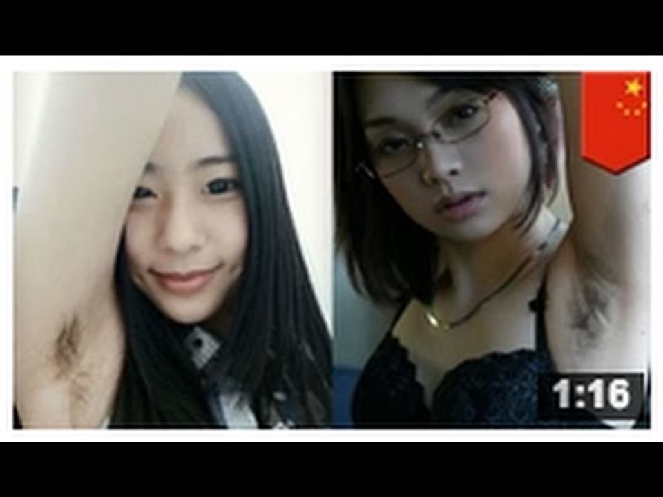 RETOUR DE LA TOUFFE: Nouvelle tendance touffue, en chine la touffe sous les bras est très tendance.