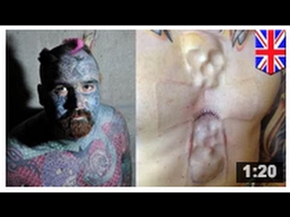 ART DE VIVRE: Un tatoué passe du tatouage à une autre forme d'art corporel.