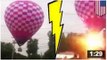 VIDEO: Une montgolfière se fait prendre dans des câbles électriques