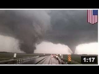 VIDEO: Une double tornade dévaste et détruit une partie du nord-est du Nebraska