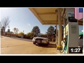 VIDEO: Un homme se filme fuir sa course poursuite avec la police qu'il laisse à la traine