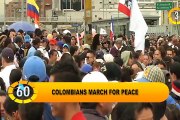 In 60 Seconds: Colombian March for Peace