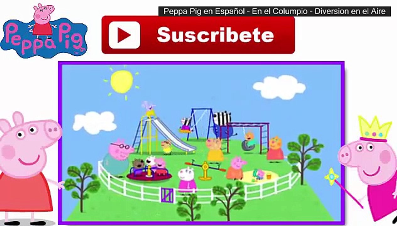 Peppa Pig en Español - En el Columpio - Diversion en el Aire - video  Dailymotion