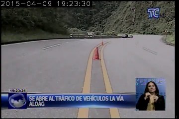 Abierta la vía Aloag - Santo Domingo