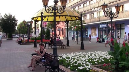 Brest, Belarus - August 2013 - Short tour of the city