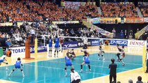 バレー 150328 FINAL3 上尾 vs NEC 古賀 1st set Volleyball Japan AGEO วอลเลย์บอล ญี่ปุ่น