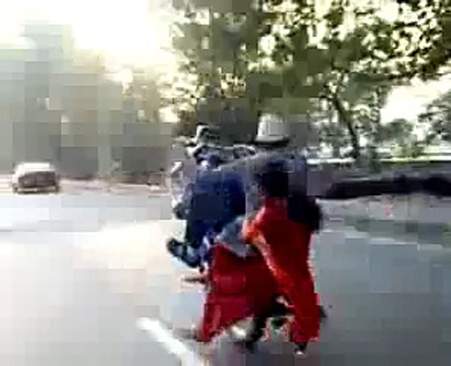 one wheeling