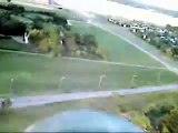 RC FW-190 with onboard cam over sweden and a bad landing