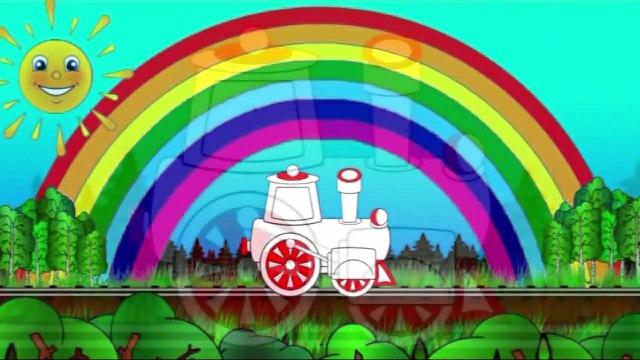 Мультики про Весёлый Паровозик - Мультфильмы про Рабочие Машины - Паровозик - Волшебная Радуга