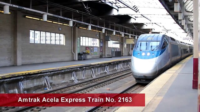 Amtrak & NJ Transit at Newark Penn Station with new ALP-46A No. 4662