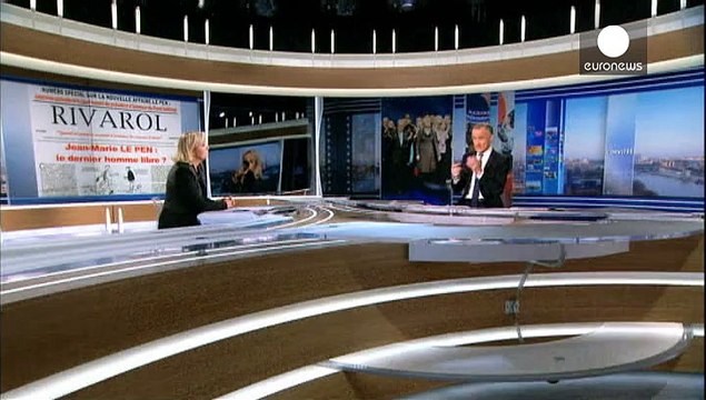 فرنسا: مارين لوبان رئيسة الجبهة الوطنية الحزب اليميني المتطرف تدعو والدها جون ماري لوبان لاعتزال الحياة السياسية