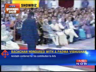 Big B honoured with Padma Vibhushan