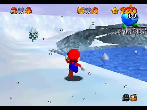 Super Mario 64 - Funny Way for Mario to Die (Snowman's Land)