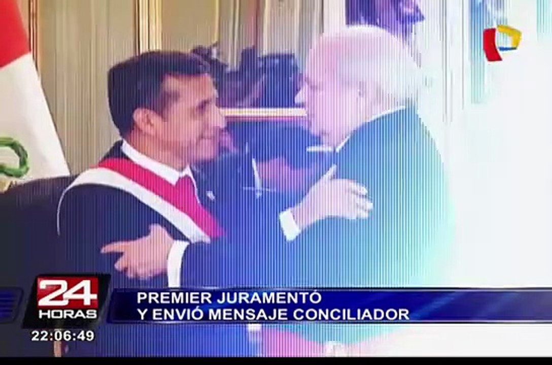 Cateriano asumió oficialmente como premier y envió mensaje conciliador a la oposición