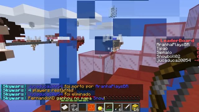 serve de minecraft sky wars com LUCKY BLOCK 1.7.2 PIRATA E ORIGINAL