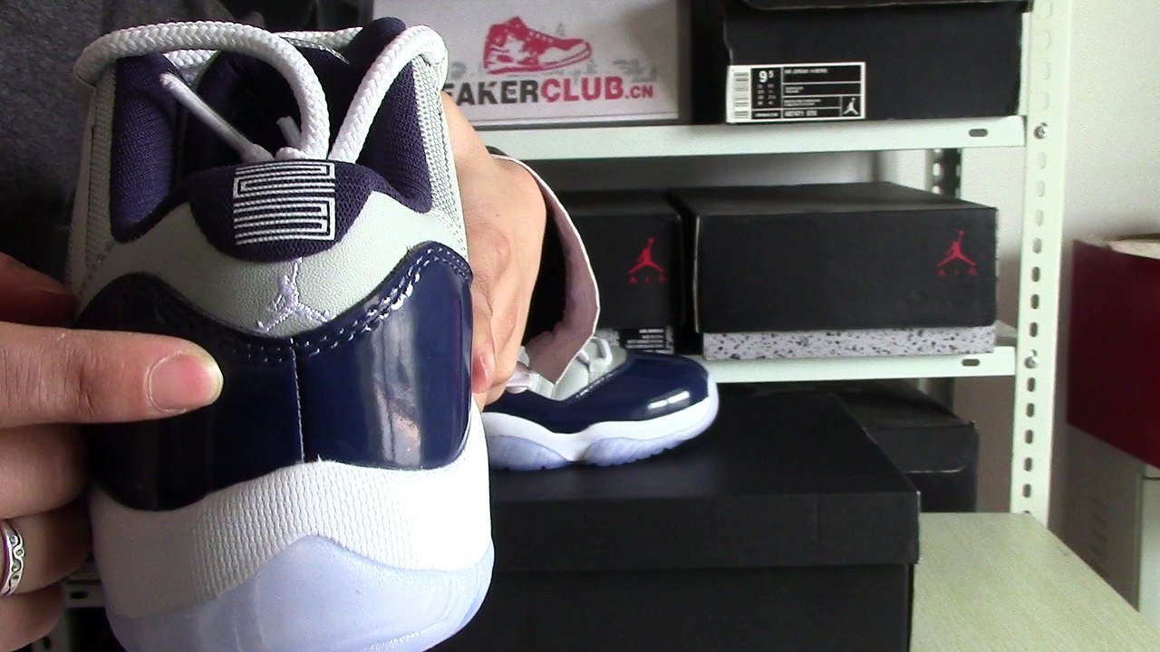 Authentic air jordan 11 low gorgetown