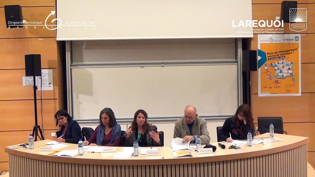 Exposés - Gouvernance externe et diffusion des valeurs ... - 5/9 - Symposium : « Pour un management social et solidaire ! »