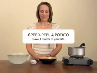 Want to Peel a Potato Fast ... Easy, Do This!!