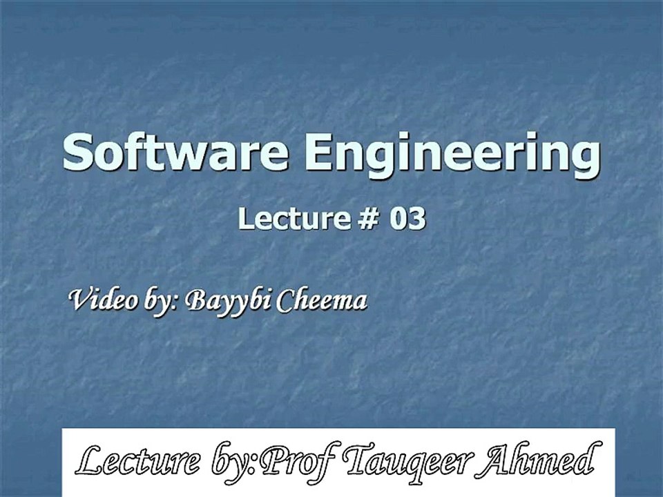 Software engineering lect 3