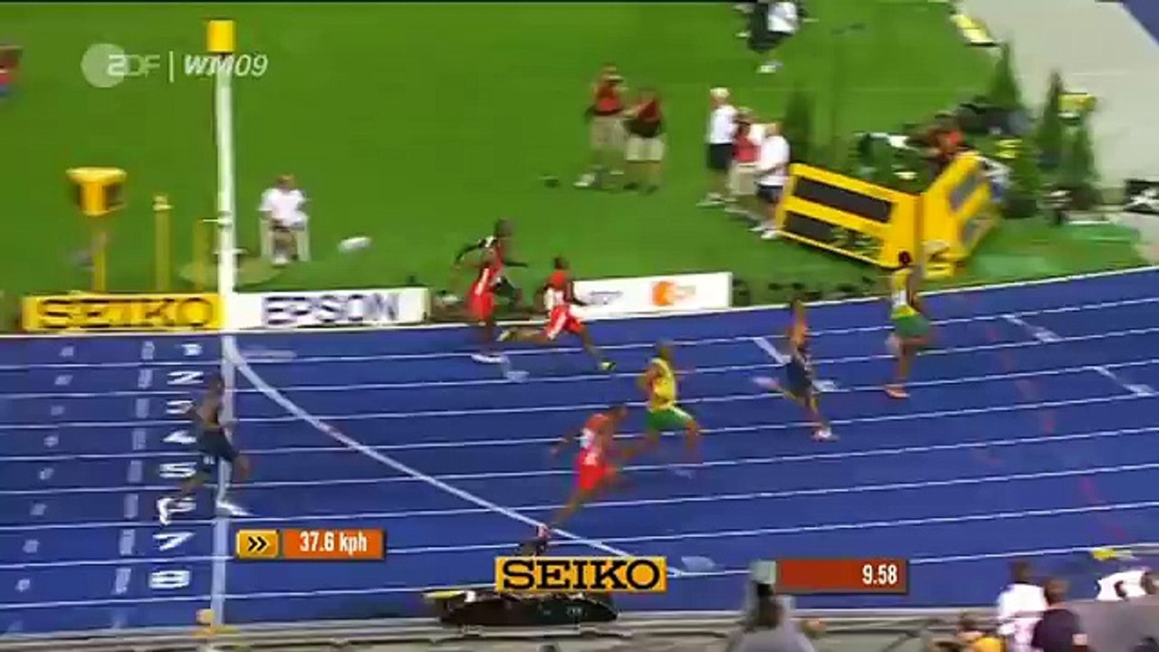 Usain Bolt 9.58 100m New World Record Berlin [HQ] - video Dailymotion