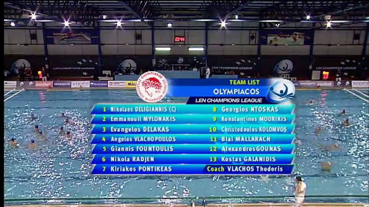 Highlights Olympiacos SFP (GRE) vs Pro Recco (ITA) - Champions League Day 8