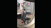 Airline Baggage Fail   BUSTED!! Caught on Camera