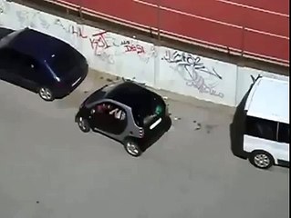 Elle galère pour se garer dans une énorme place avec sa Smart MDR