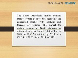 North American Motion Sensors Market