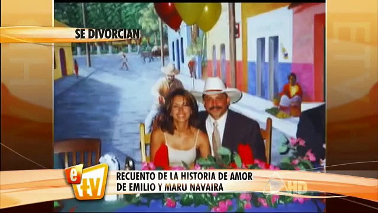 Terminó el amor de Emilio y Maru Navaira