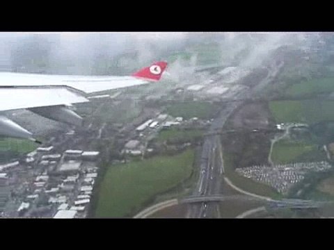 Turkish Airlines Heathrow Take off kalkış