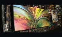 Abstract Painting 'Lilys Song' Abstract art full demo.