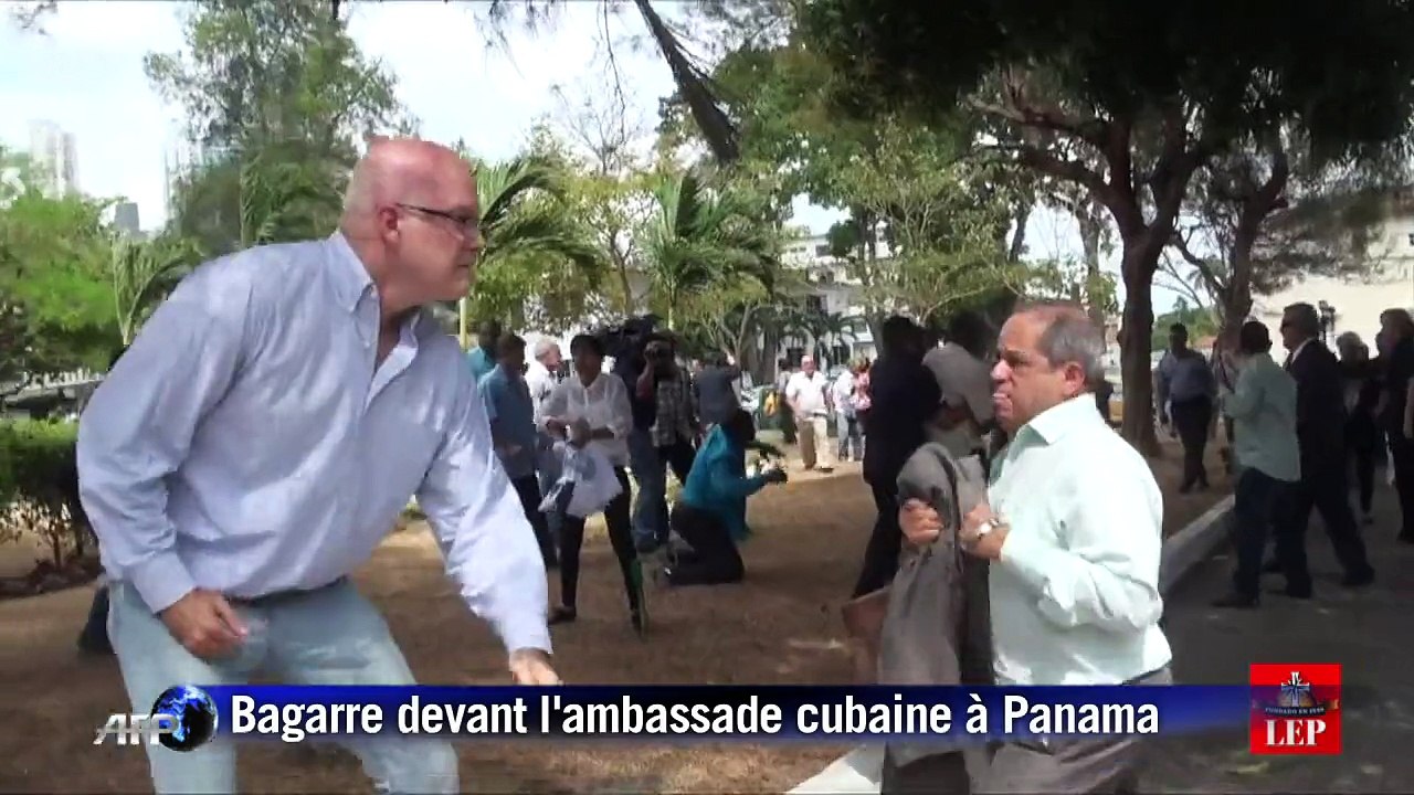 Panama: bagarre entre dissidents cubains et militants pro-Castro