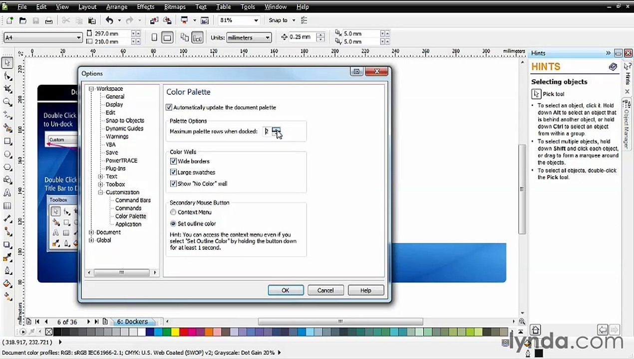 02.03. Arranging dockers