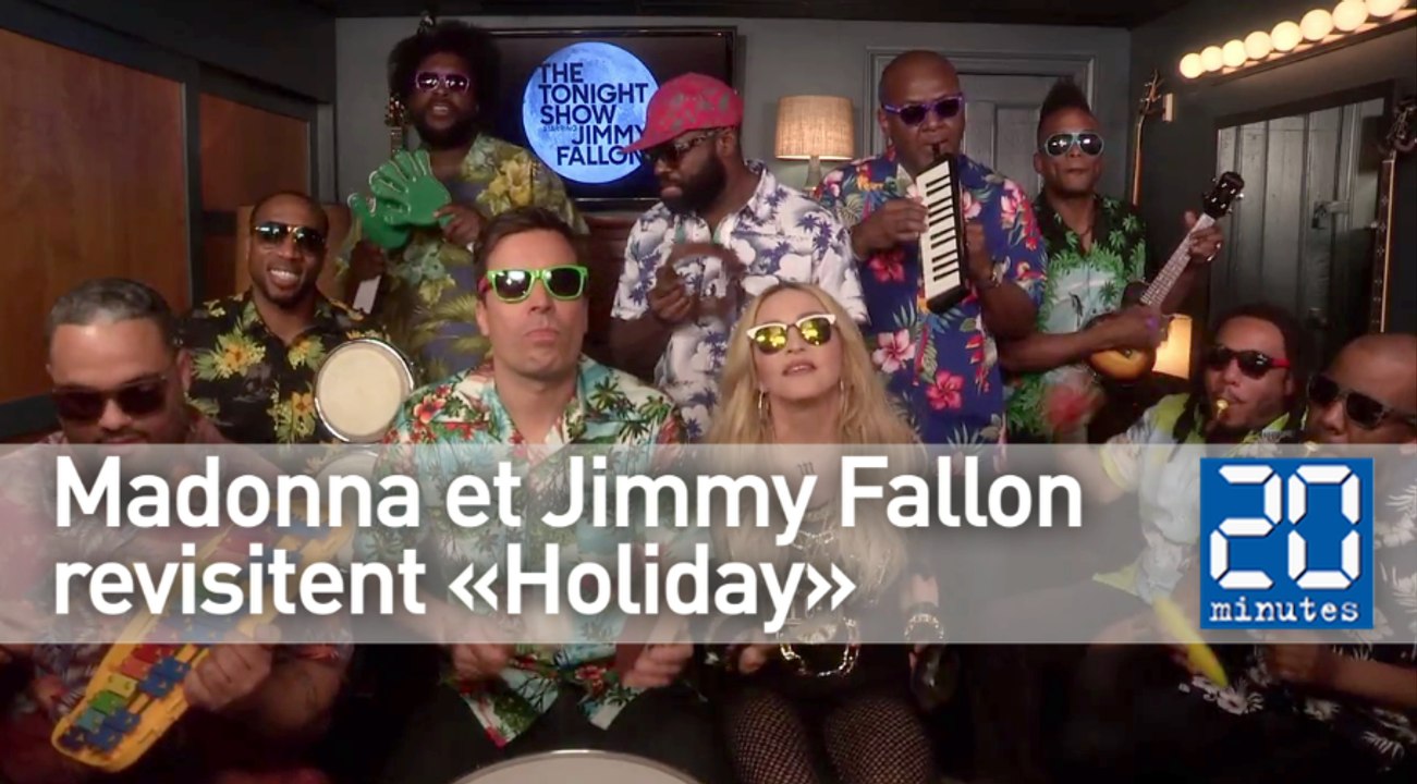 Madonna et Jimmy Fallon revisitent «Holiday»