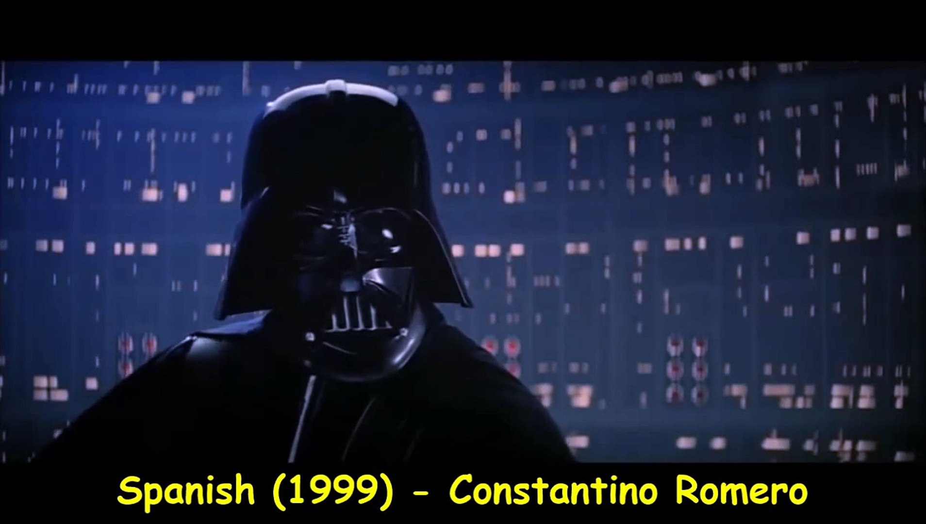 Darth Vader "No, I am your father." in 20 different languages. Star Wars  Multi language - Vidéo Dailymotion