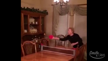 La championne de Ping Pong