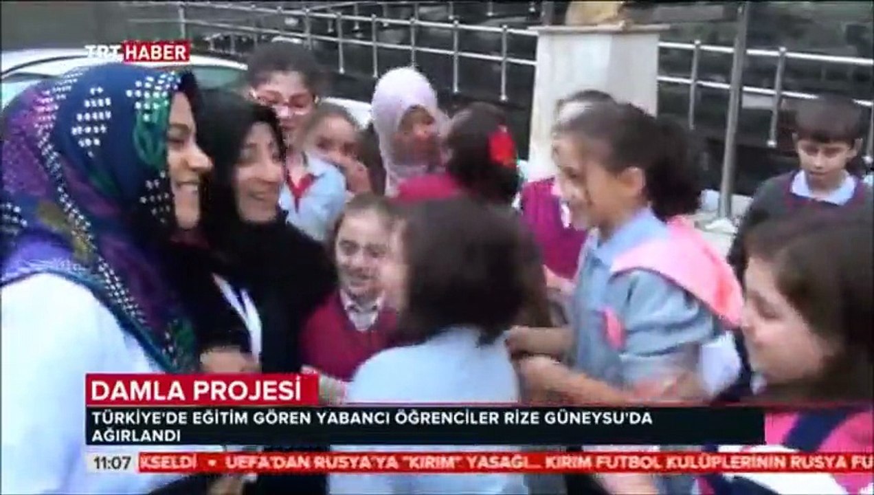 Damla Projesi ile Rize'de Kardeşlik Köprüleri Kuruldu