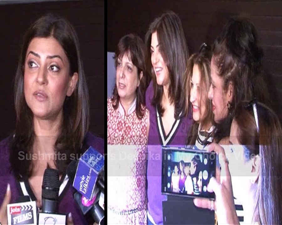 Sushmita supports Deepika in My Choice Video