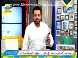 What did Aamir Liaquat said to Nadia Hussain that made her Shy in a Live Morning Show ??