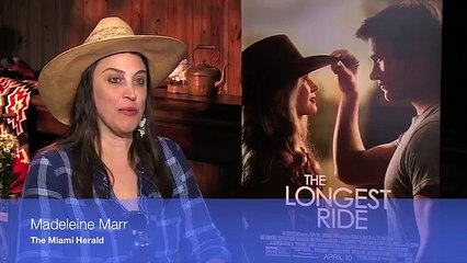 Nicholas Sparks, Britt Robertson and Scott Eastwood talk about "The Longest Ride"