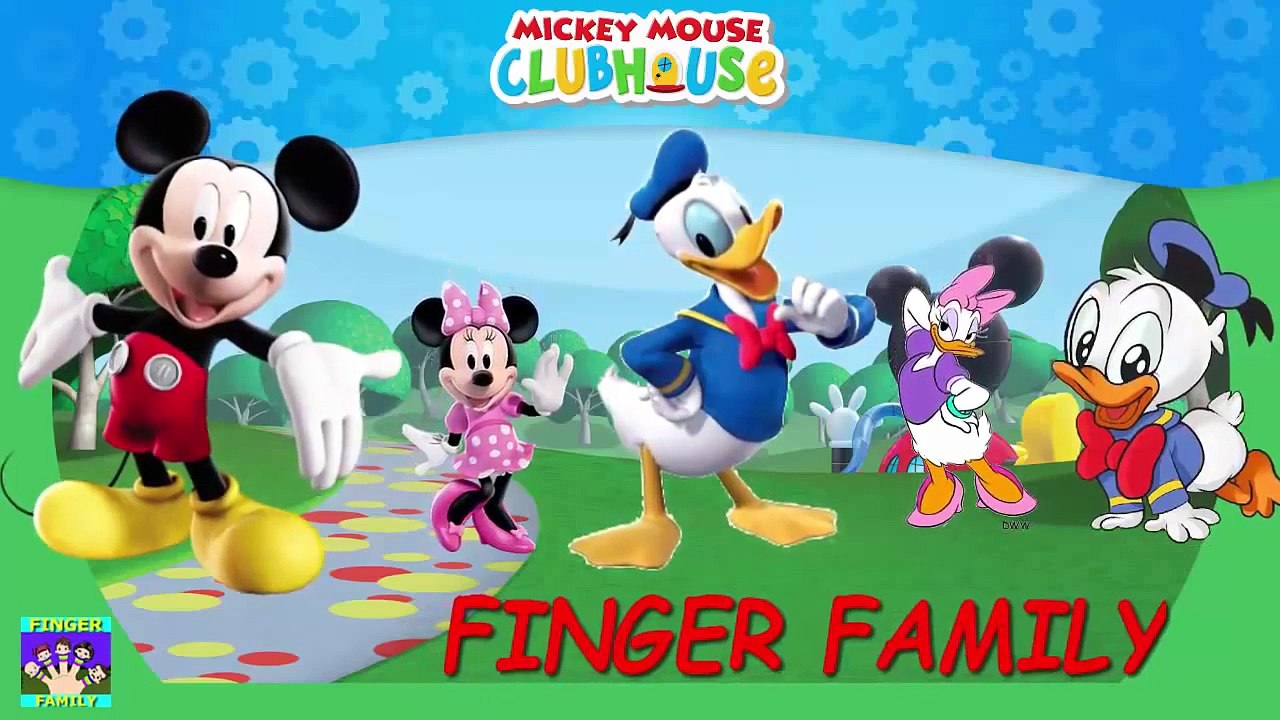 Mickey Mouse Clubhouse Finger Family Song For Children Dady Finger Nursery ...