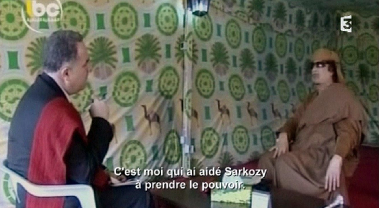 Mouammar Kadhafi : "J'ai donné de l'argent à Nicolas Sarkozy avant qu'il ne devienne président"