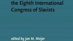 Download Dutch Contributions to the Eighth International Congress of Slavists Zagreb Ljubljana September 3–9 1978 Ebook {EPUB} {PDF} FB2
