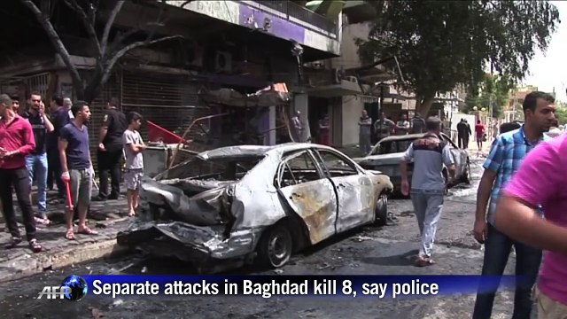 Car bomb blast near Baghdad hotel kills 3
