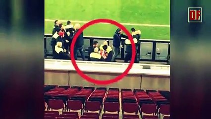 Tuca - Emir Spahic agresse un stadier - 8.4.2015